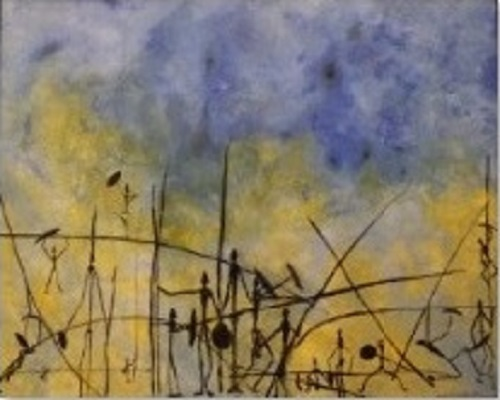 A Tribo: ano 2000 - Óleo sobre tela do autor Quadro com pintura a óleo do autor