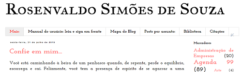 Blog do autor